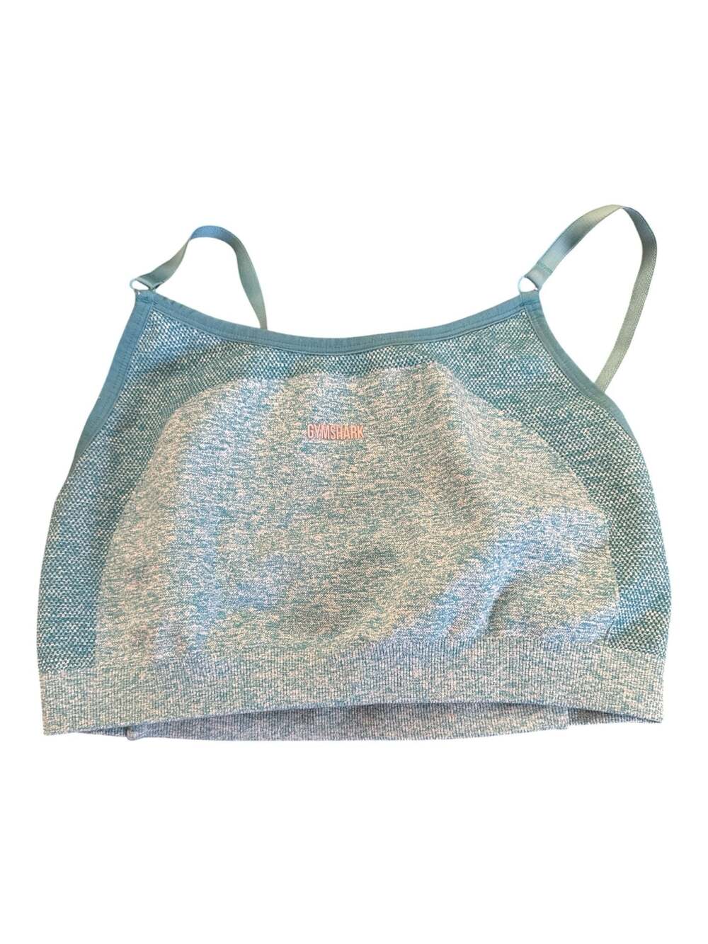 Gymshark Adapt Camo Seamless Sports Bra Blue - Picture 2 of 3